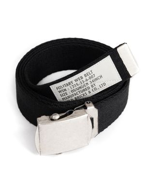 W23 MILITARY WEB BELT (black)