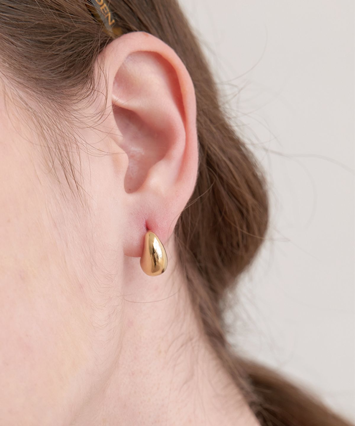 할렌(HALDEN) mini polka dots point earrings (E046_gold)