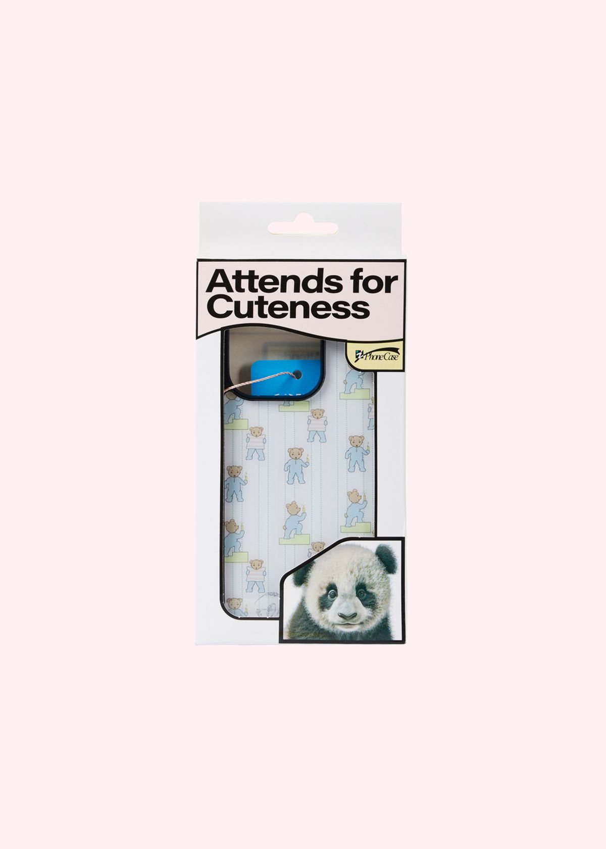 어텐즈(ATTENDS) Sleep baby bear case (pink)