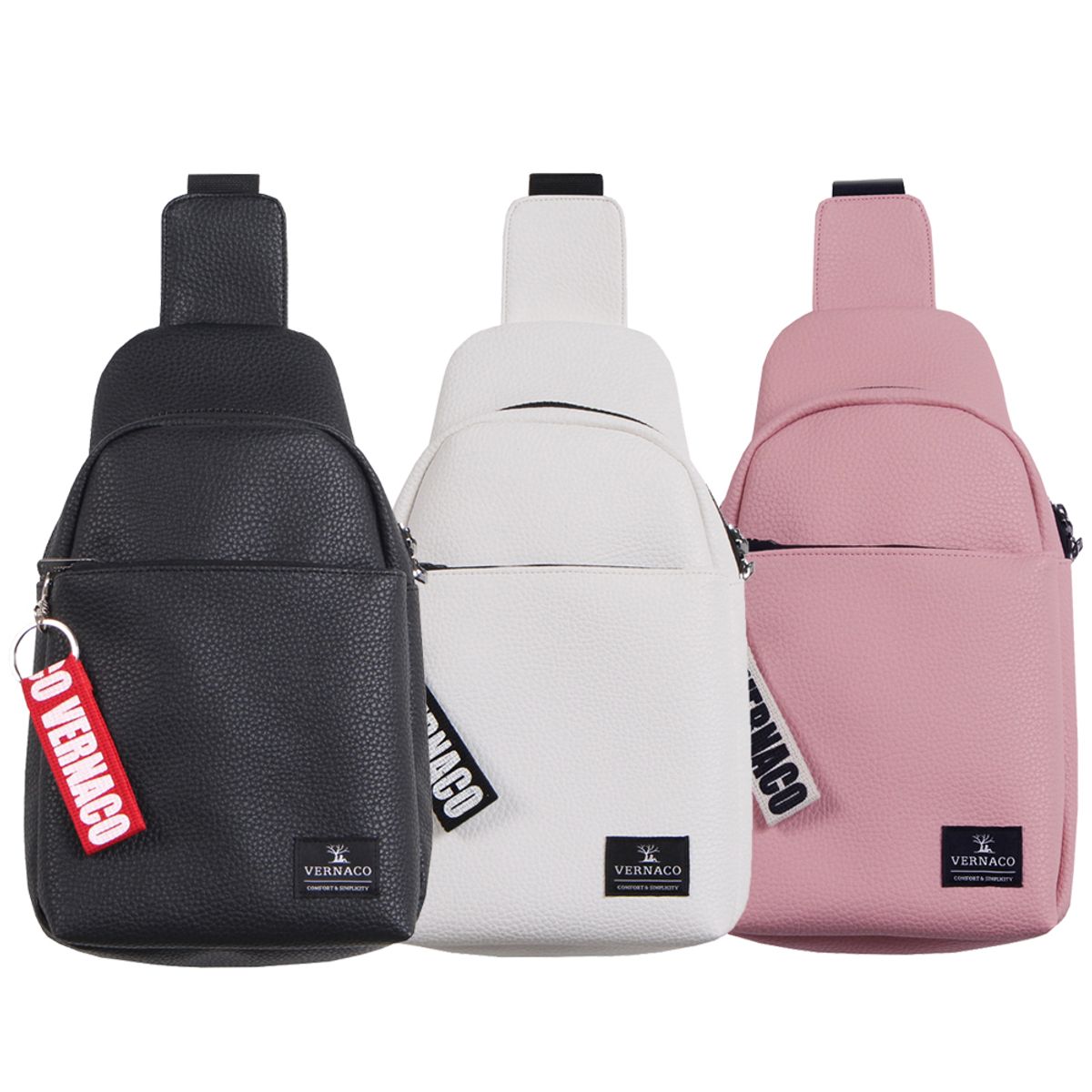 베르나코(VERNACO) 가죽 슬링백 3color