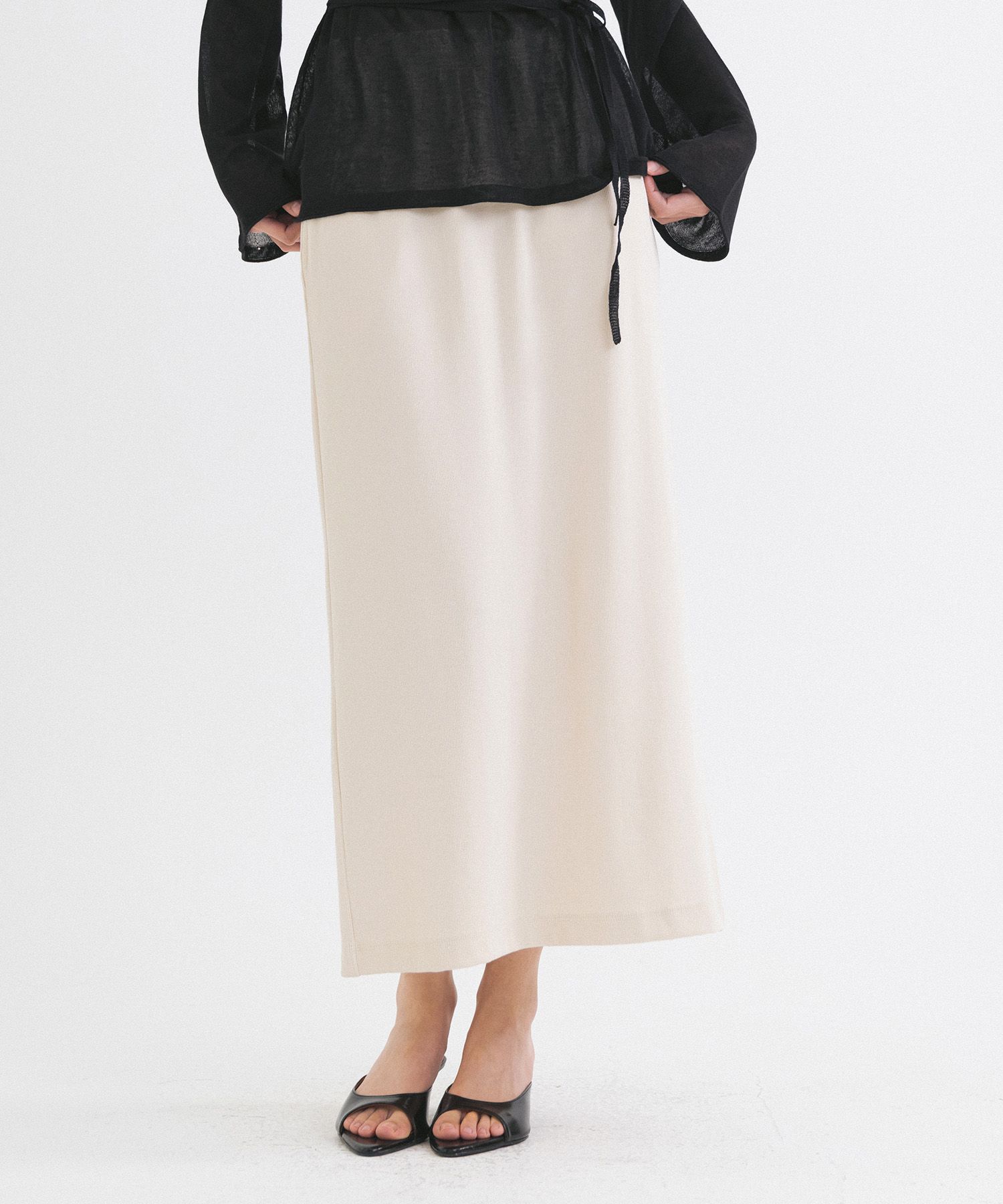 スカート Siyazu SIST9048 Shirring Banding Golji Long Skirt_Black MUSINSA | SIYAZU SIST9048 Shirring Banding Golji Long