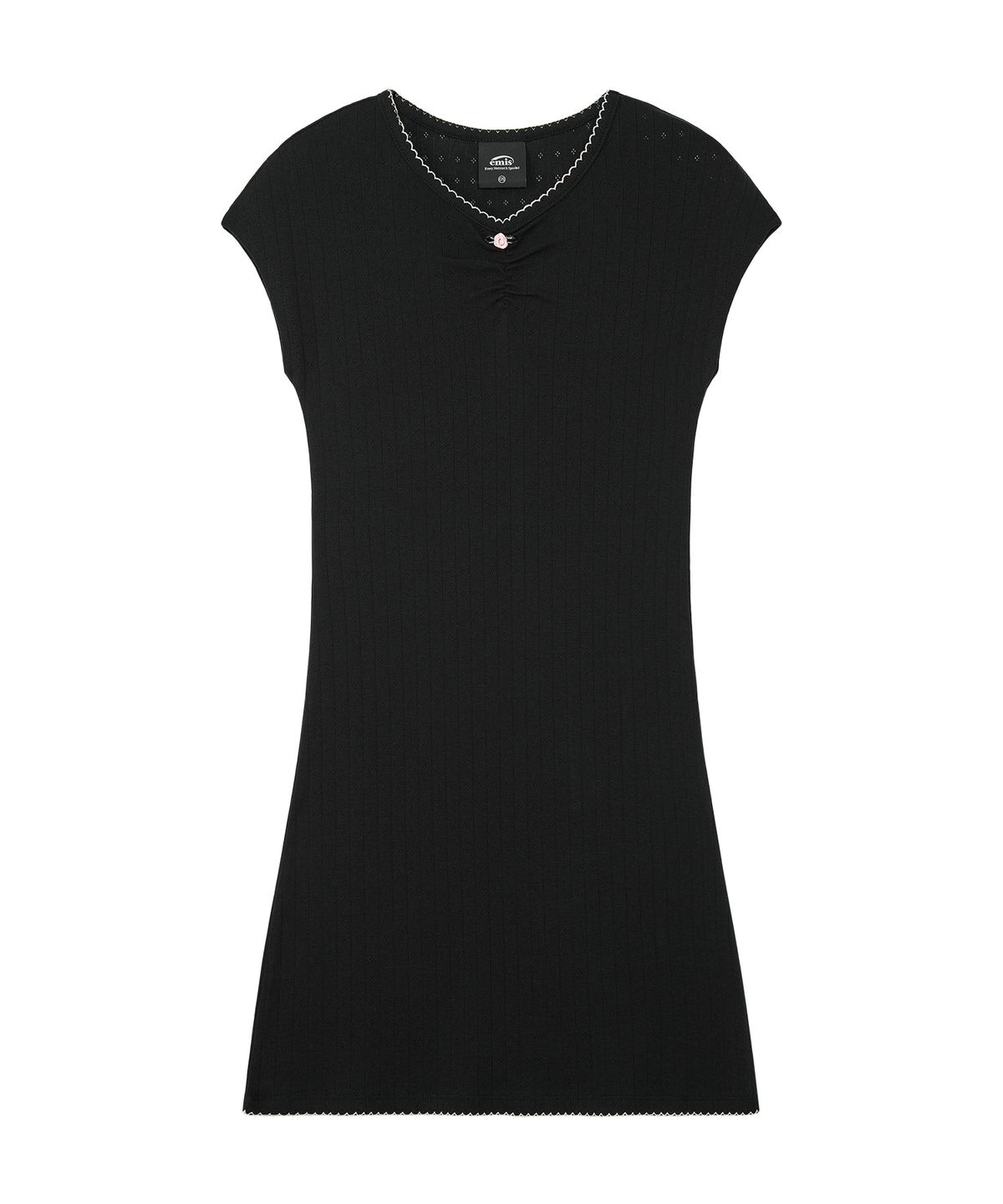 이미스(EMIS) (WOMENS) MINI CORSAGE DRESS-BLACK