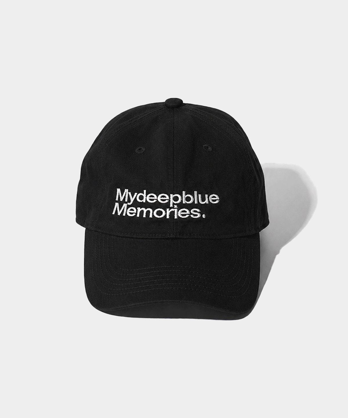 마이딥블루메모리즈(MY DEEP BLUE MEMORIES) MM MY MEMORIES WASHED CAP (BLACK)