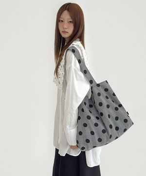 폴카 클래식 숄더 백 [Black Dot]