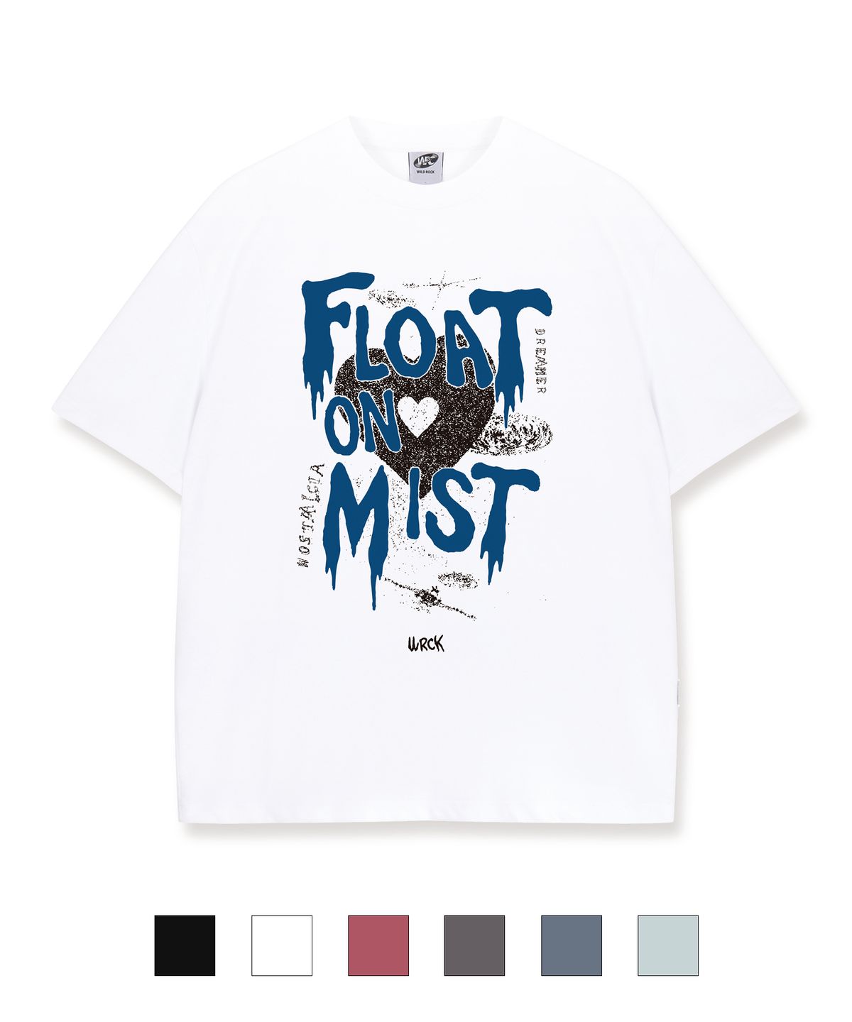 와일드락(WILDROCK) Float on Mist Cool cotton Overfit half T-shirts