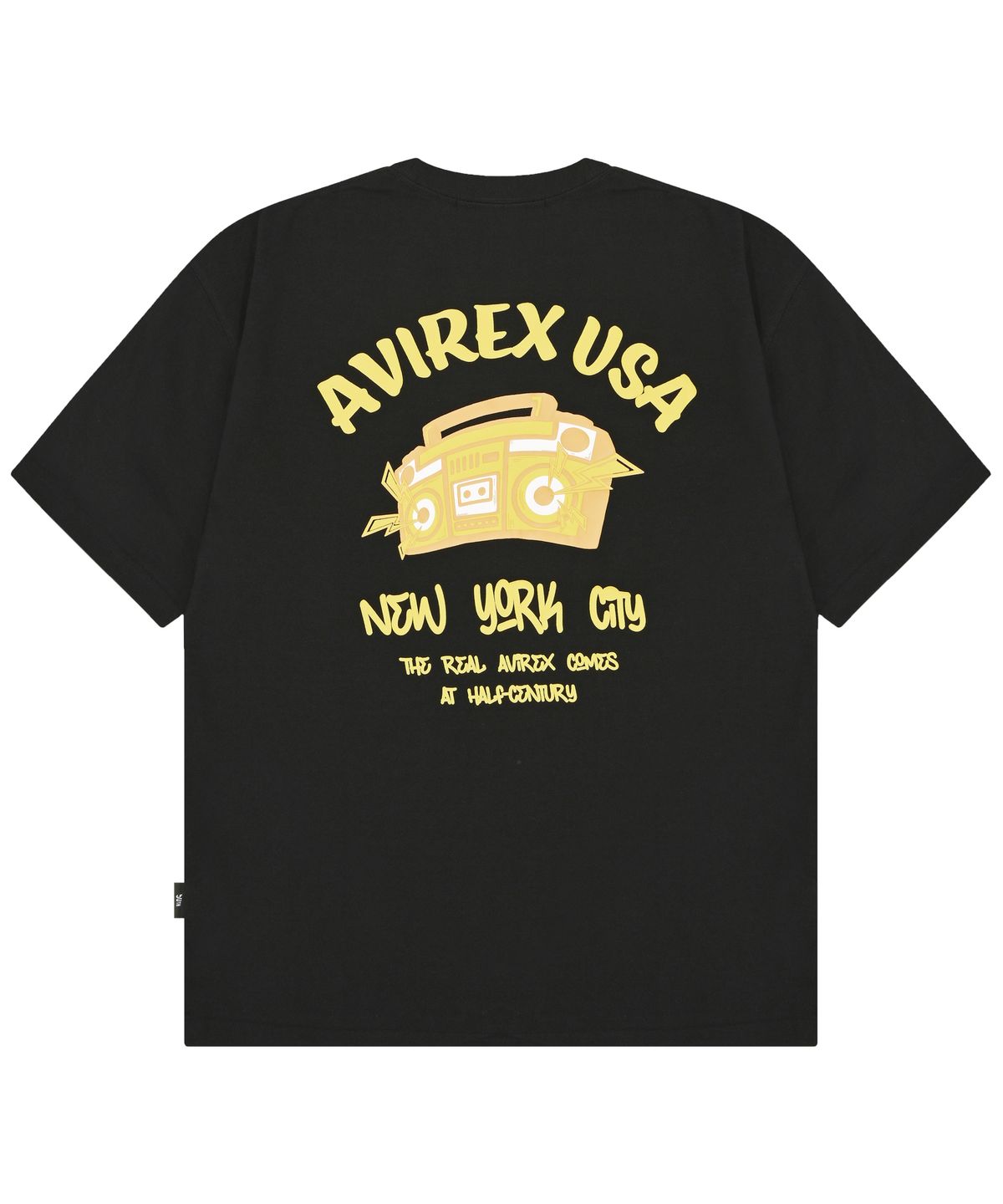아비렉스(AVIREX) 포밍 프린트 티셔츠 / 7835134032 블랙