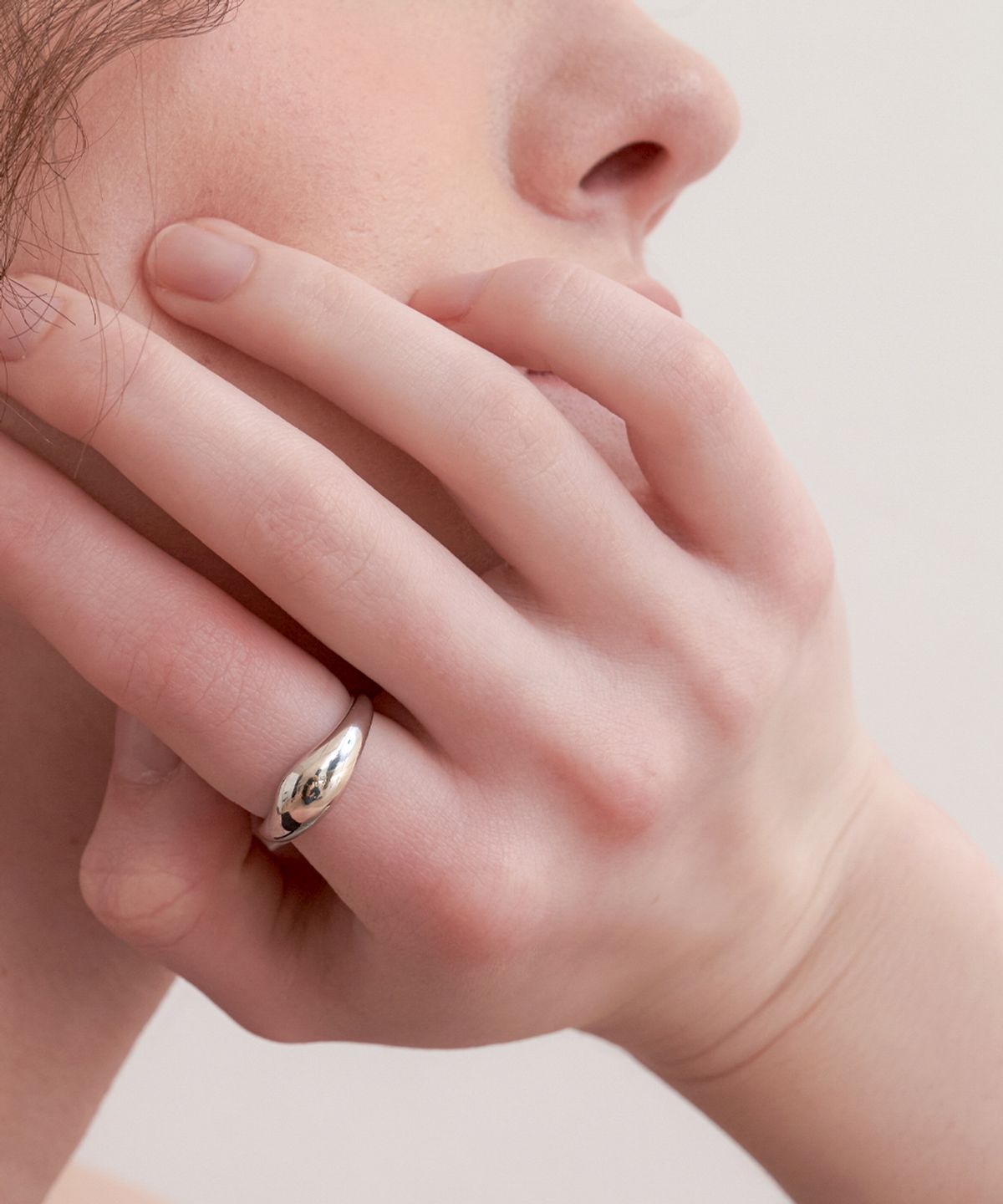할렌(HALDEN) round ball bold ring (R001_silver)