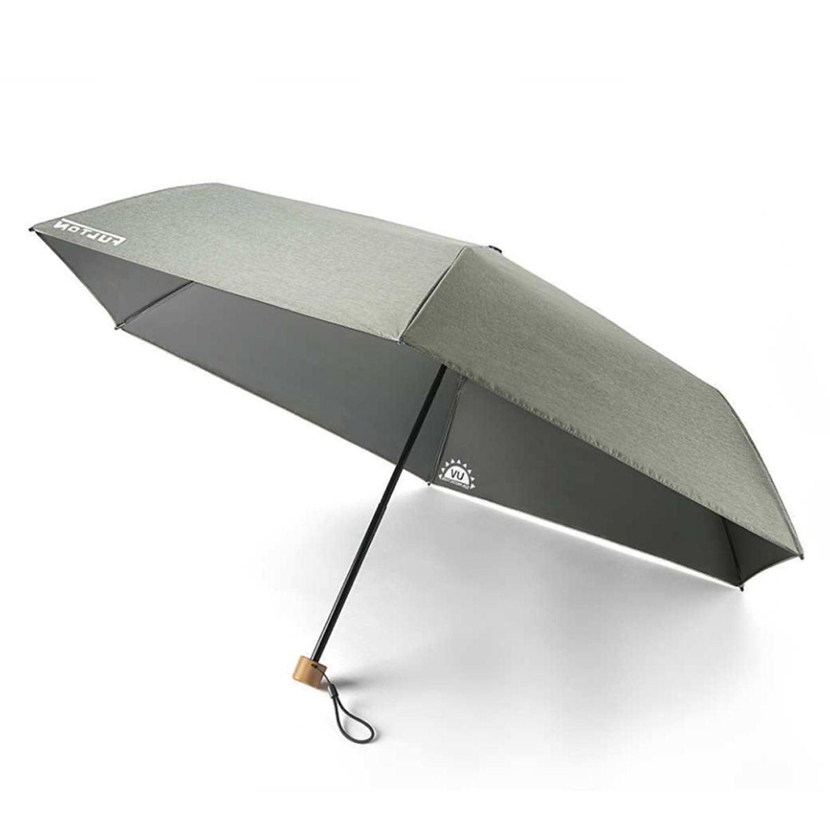 펄튼(FULTON) 파라솔-2 UV 차콜 샴브레이 여성 수동 3단  우양산 양우산 22cm 179g UPF 50+