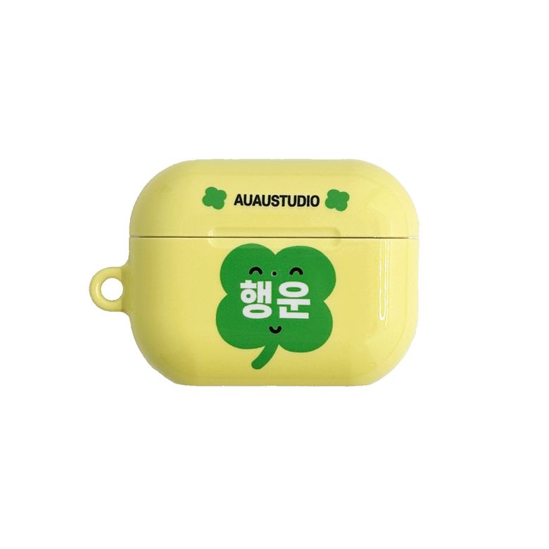 행운 클로버 하드 에어팟5 케이스 프로 버즈 케이스