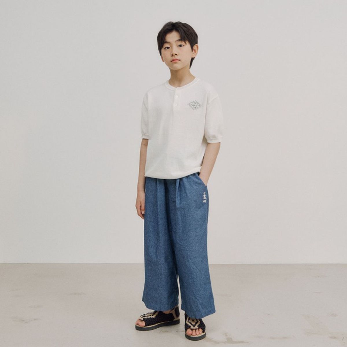 비아셉템버(VIASEPTEMBER) 린넨라이크 샌디 팬츠 블루