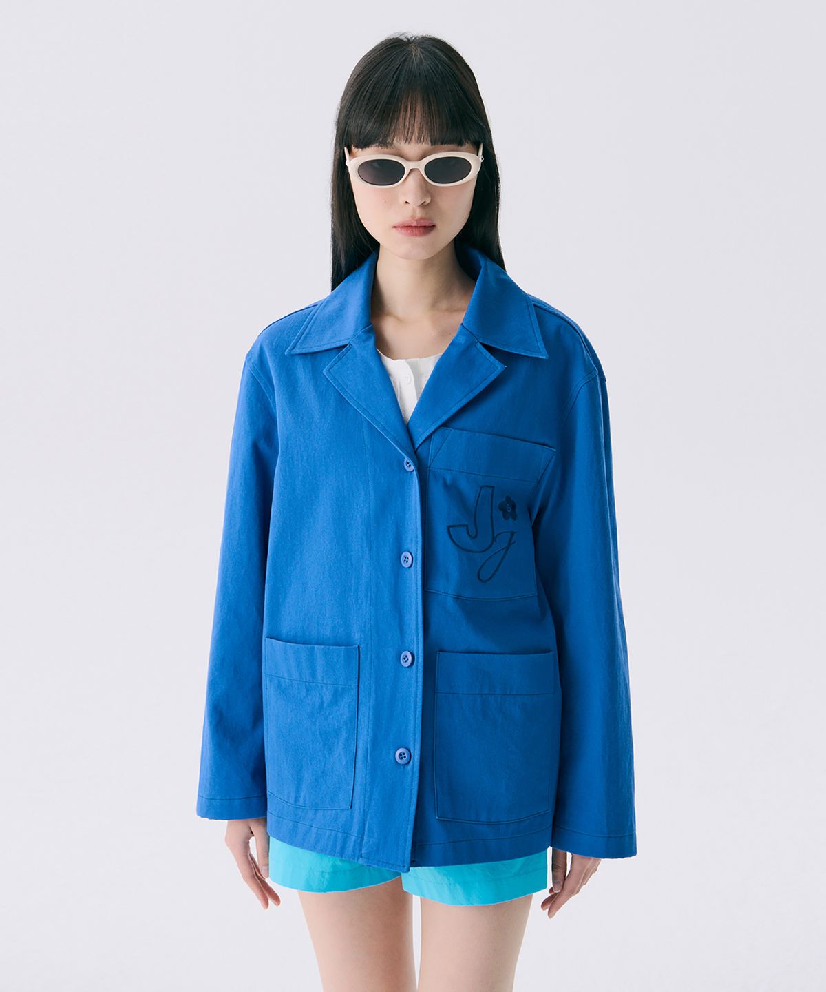 준준스페이스(JUNEJUNE SPACE) VOL12.Gardeners Jacket_Blue(VOL12.가드너스 자켓_블루)