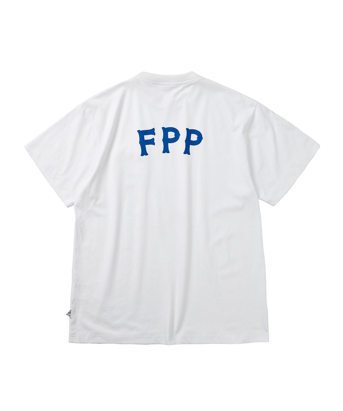 파운드포켓(FOUNDPOCKET) 에프피피 포켓 크루 티셔츠 화이트