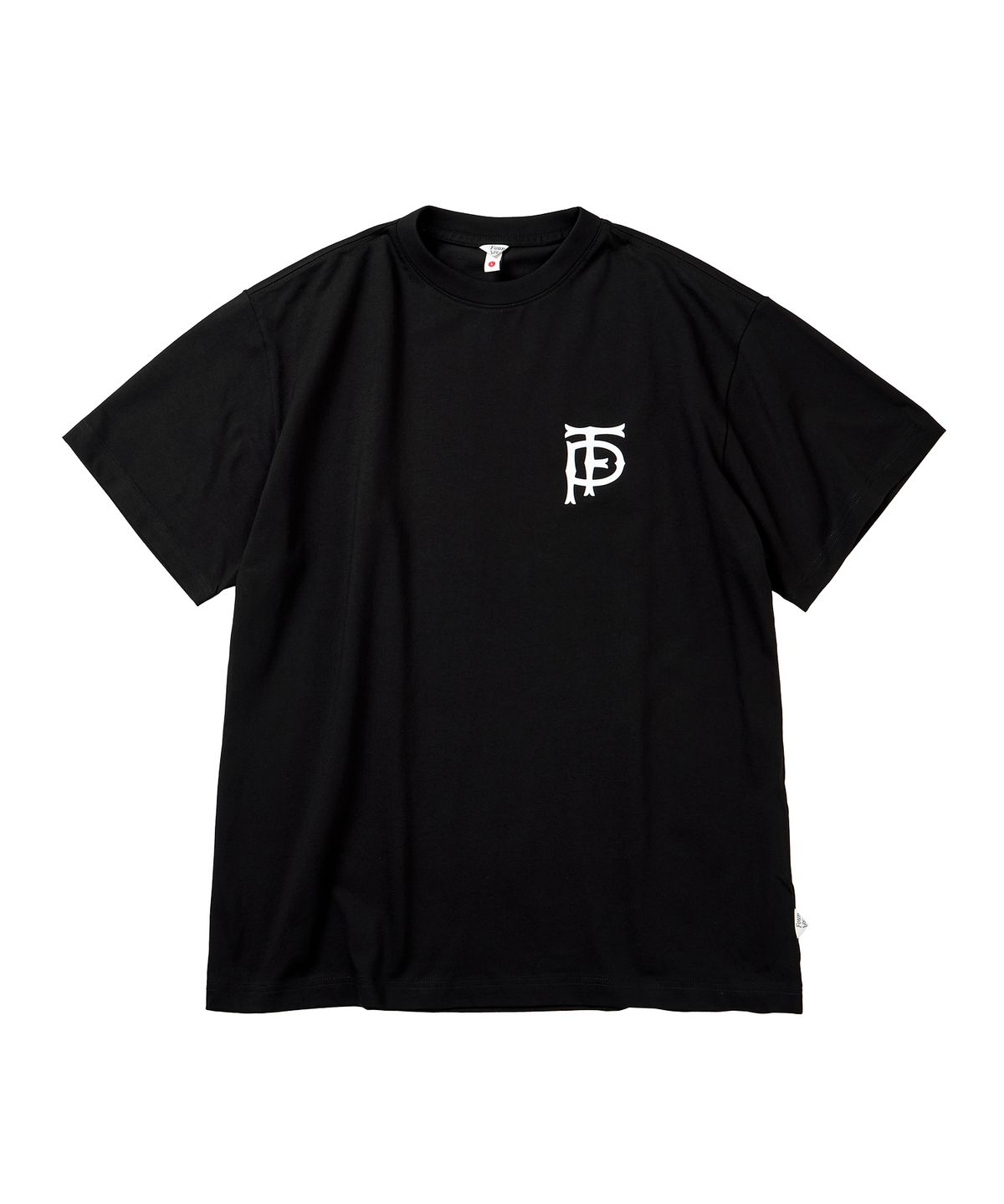 파운드포켓(FOUNDPOCKET) 에프피 티셔츠 블랙