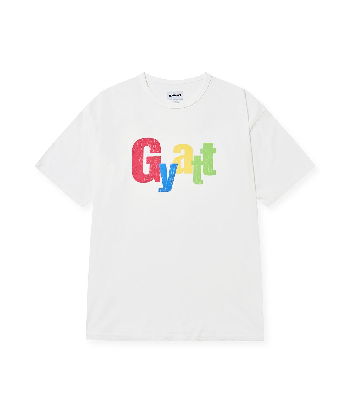 아노트(ANNOT) GYATT 워시드 티셔츠 오프 화이트