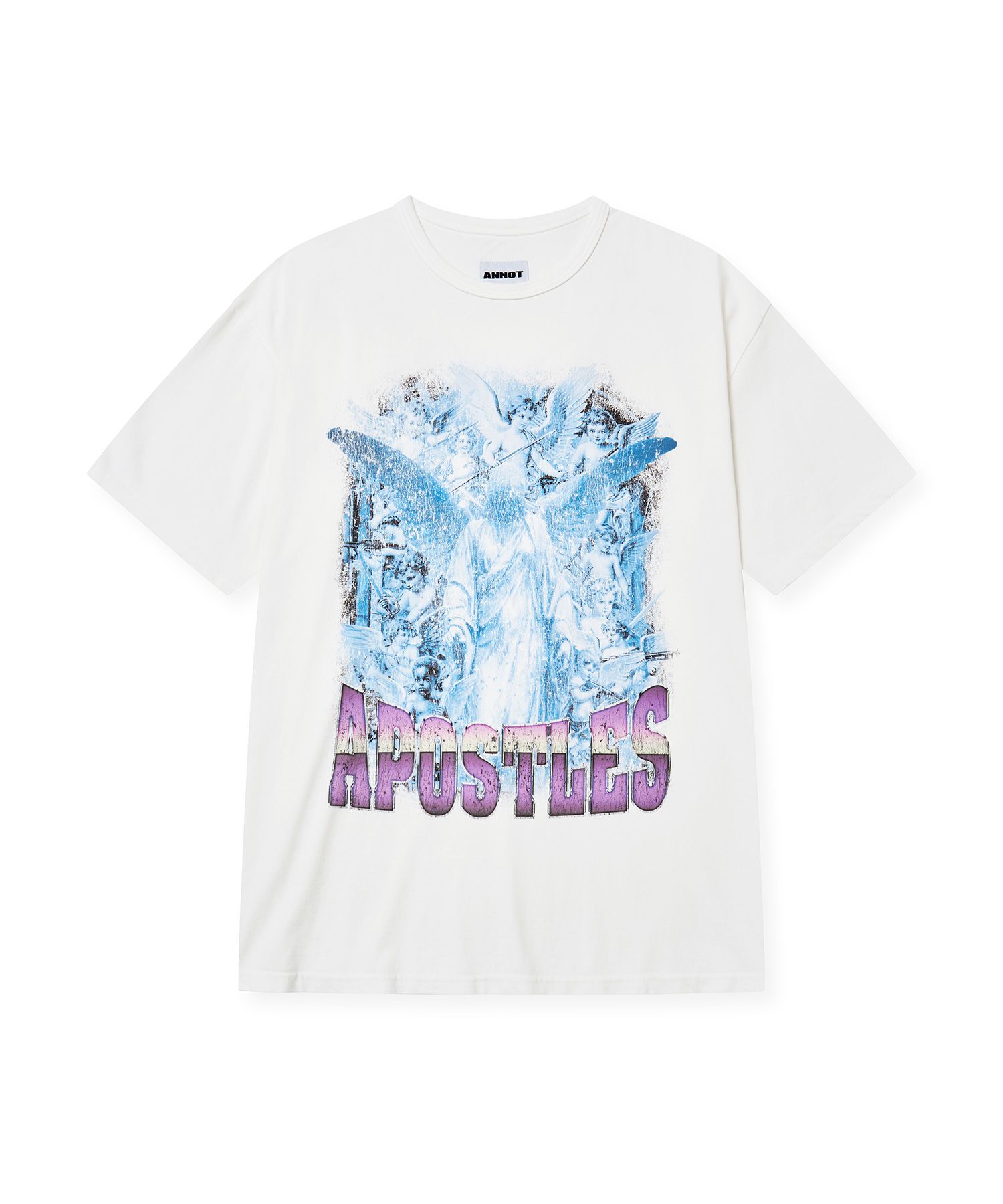 [ANNOT] 12 APOSTLES Washed T-Shirt ★すぐ品切れ★ MUSINSA | ANNOT 12 APOSTLES WASHED T-SHIRT OFF WHITE