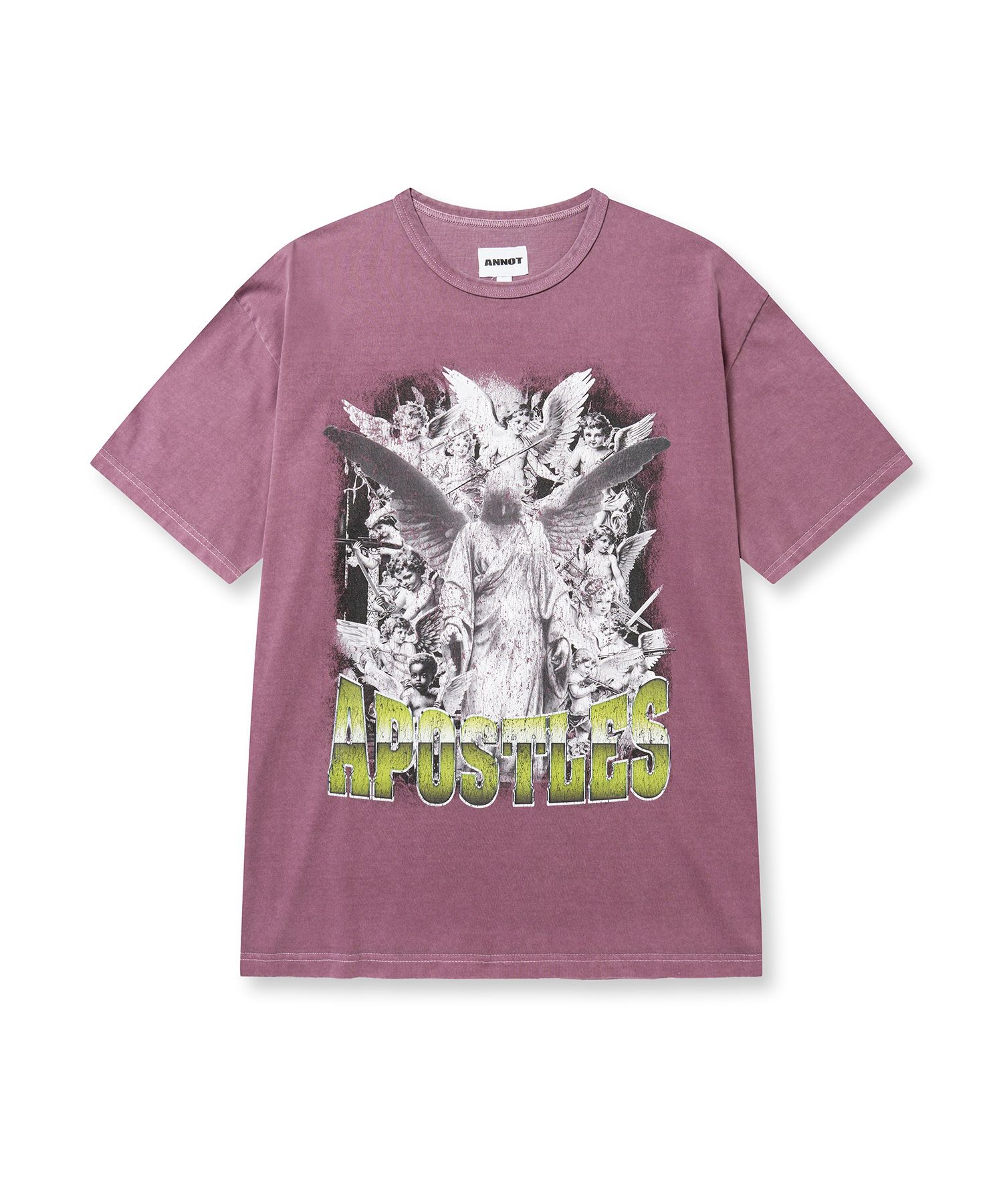 [ANNOT] 12 APOSTLES Washed T-Shirt ★大人気★ MUSINSA公式 | ANNOT 12 APOSTLES WASHED T-SHIRT PIGMENT PURPLE
