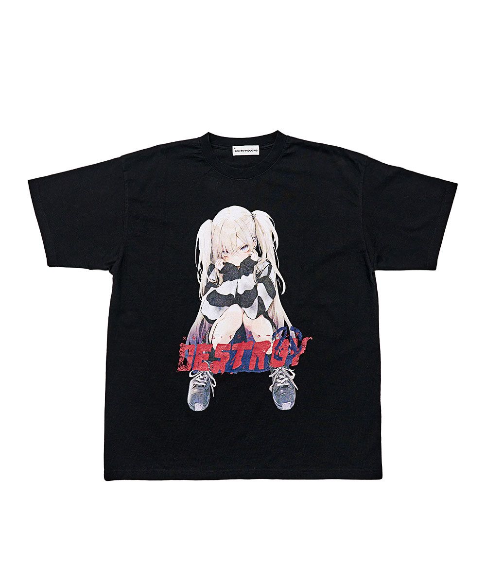 [SCHISM INDUCING] DESTROY GIRL T SHIRT /追跡付 MUSINSA | SCHISM INDUCING DESTROY GIRL T SHIRT WHITE