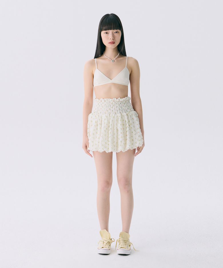 VOL12. Smocked Cloud Skirt_Pink(VOL12. 스모크 클라우드 스커트_핑크)