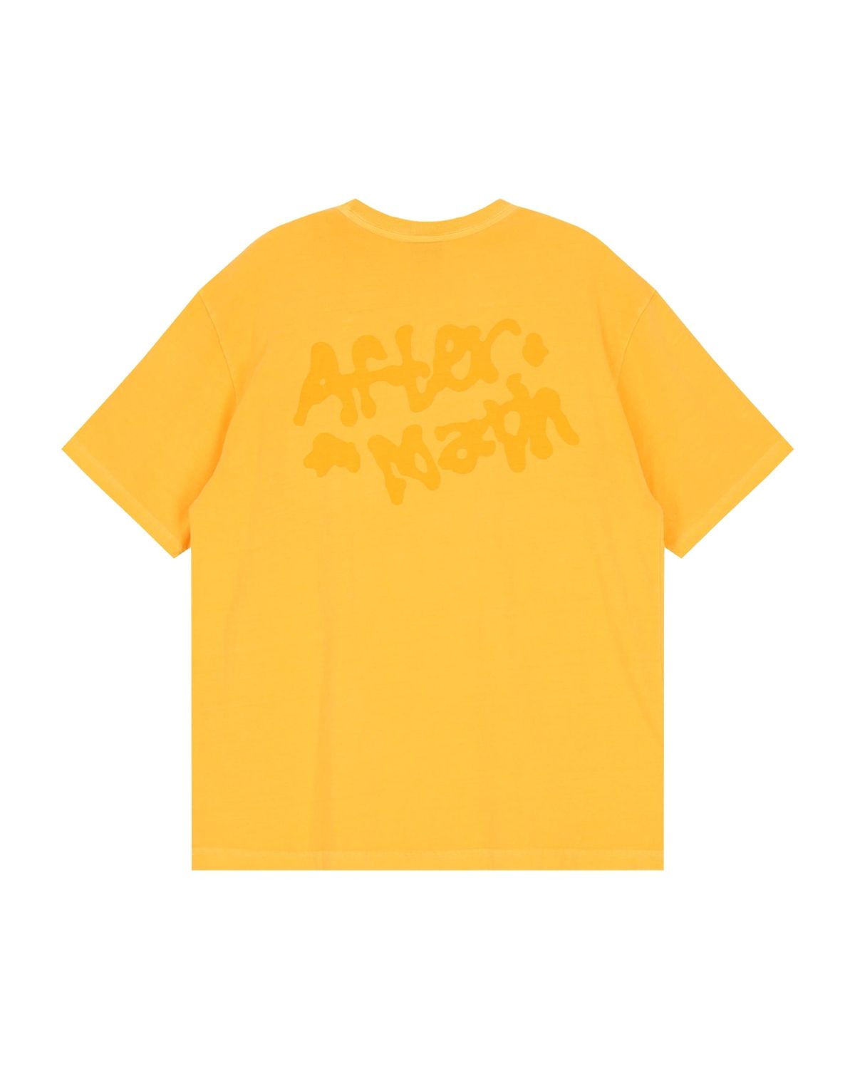 애프터매스(AFTERMATH) STAIN GRAPHIC TEE (YELLOW)