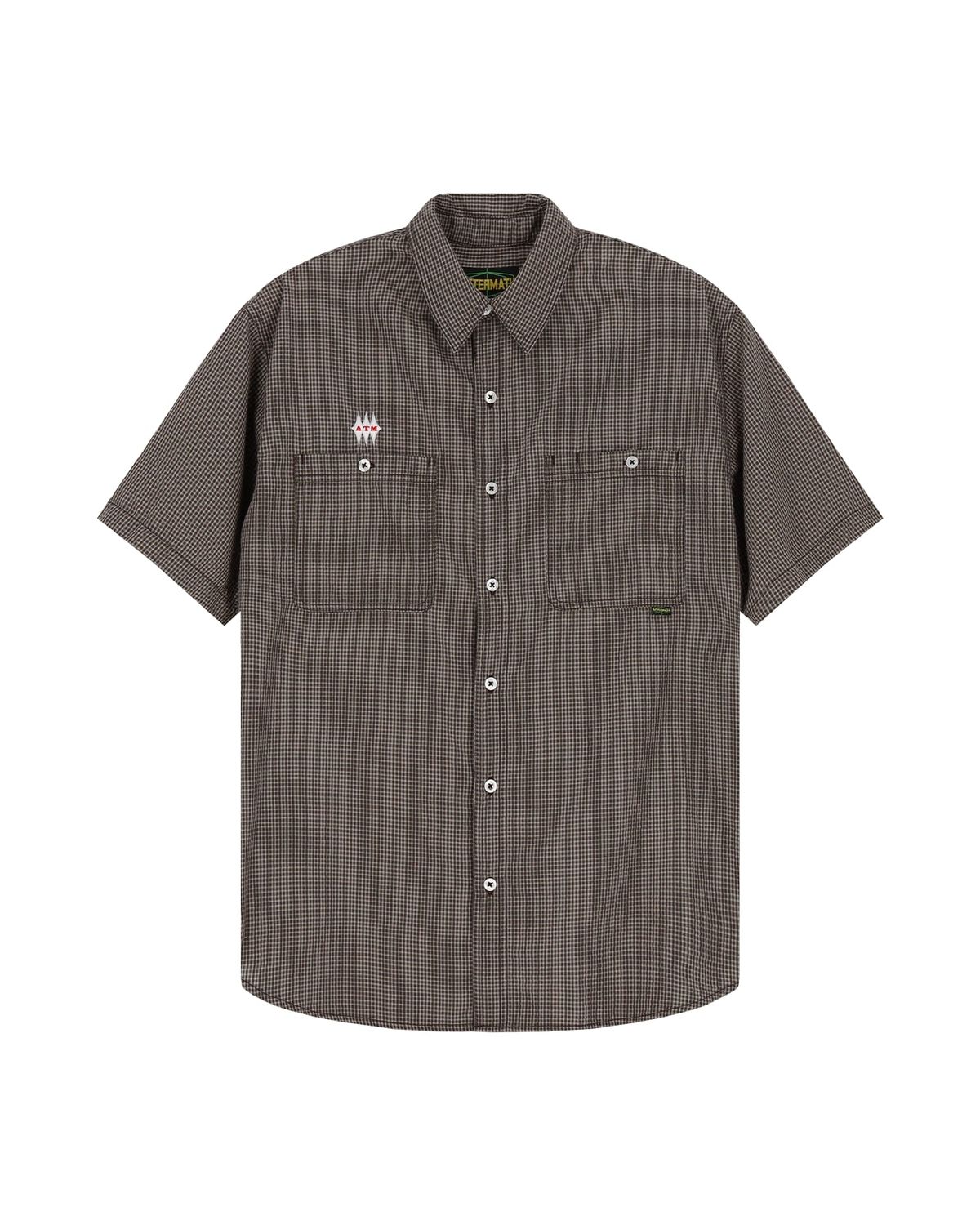 애프터매스(AFTERMATH) CHECK SHIRT (GREY)