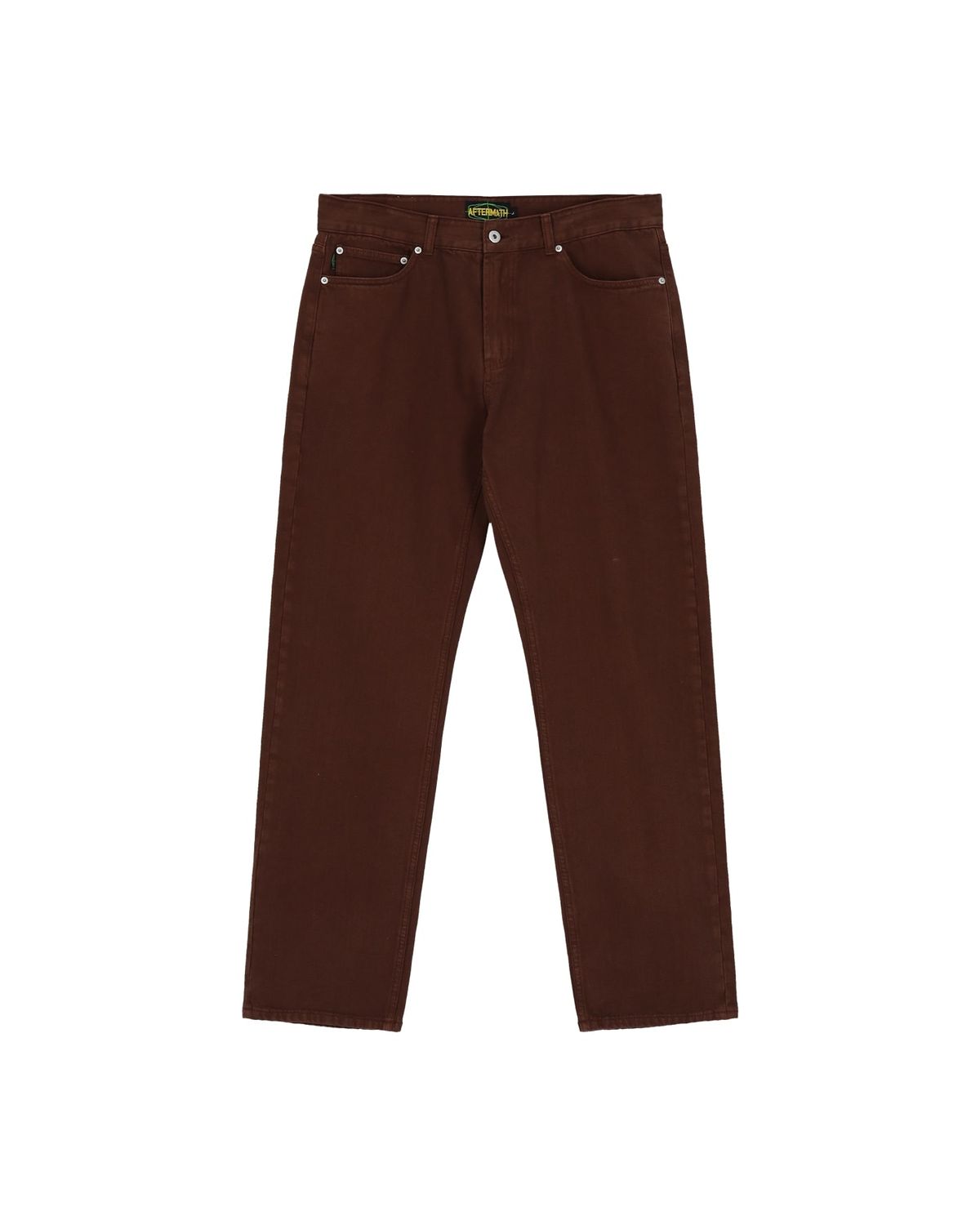 애프터매스(AFTERMATH) DENIM PANTS (BROWN)