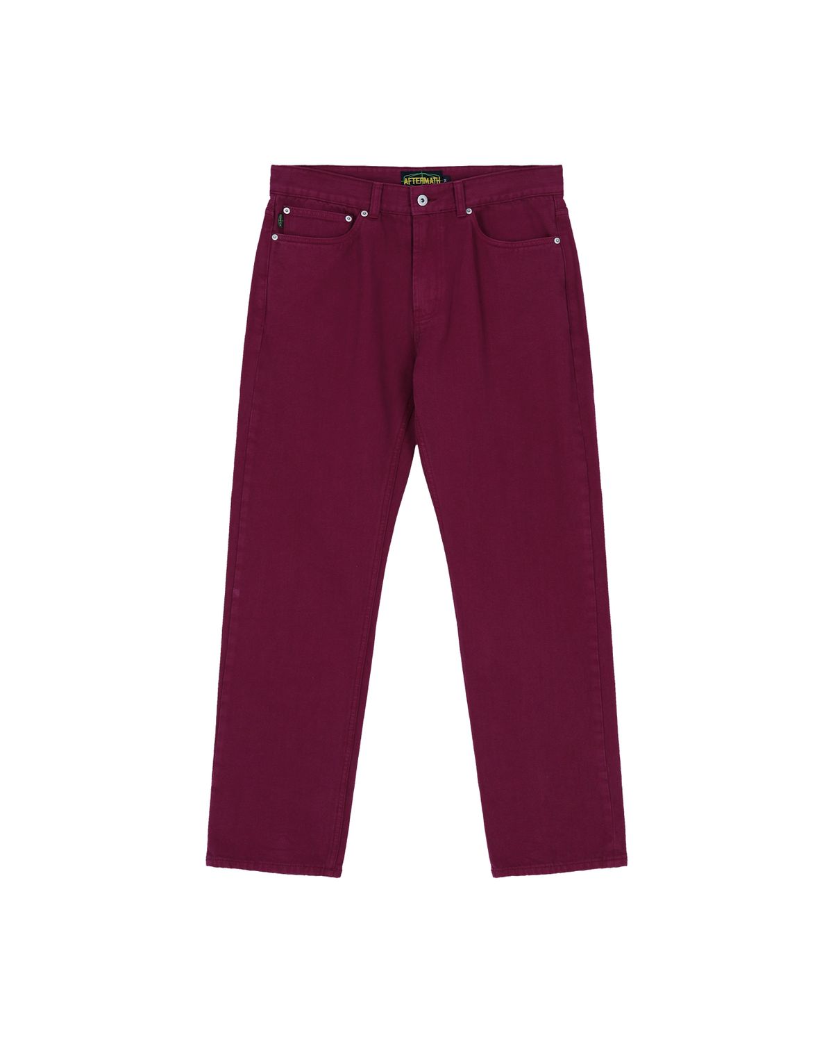애프터매스(AFTERMATH) DENIM PANTS (WINE)