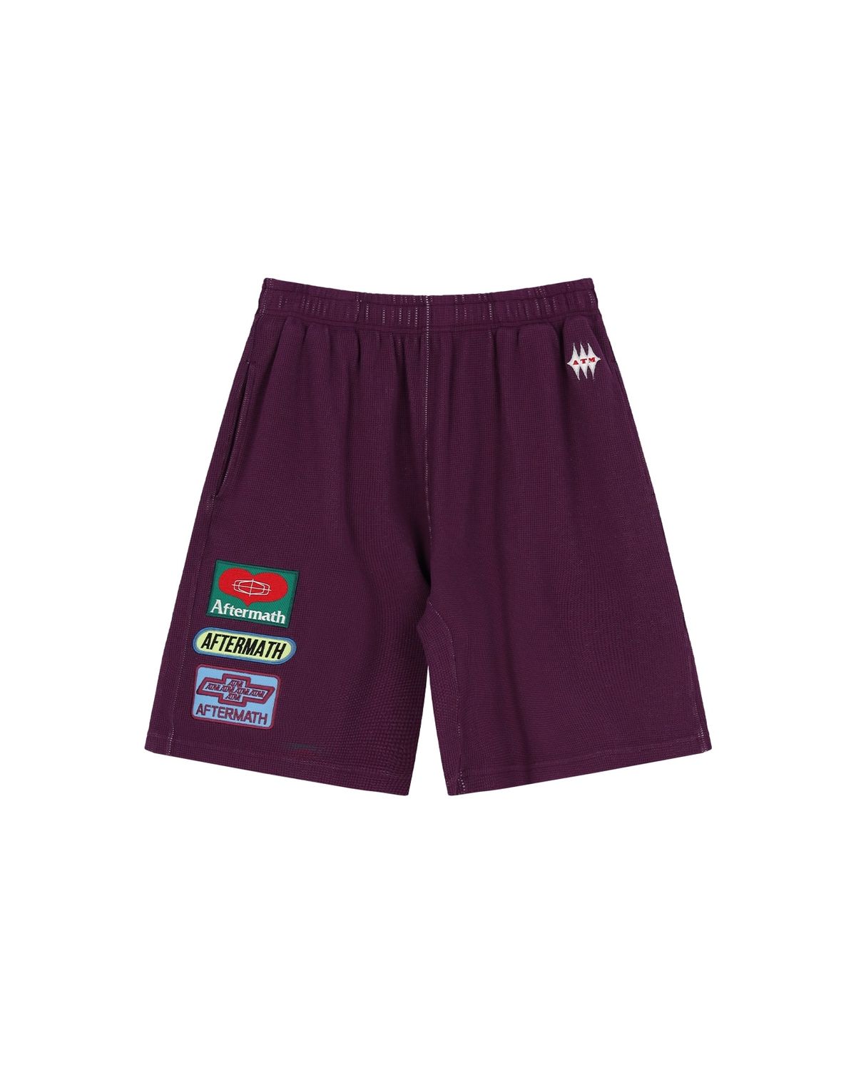 애프터매스(AFTERMATH) WAFFLE SHORTS (PURPLE)