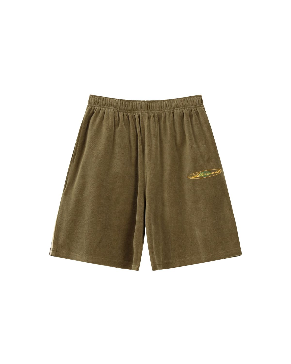애프터매스(AFTERMATH) VELOUR TRACK PANTS (OLIVE)
