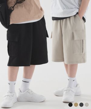 [2 PACK] 소프트 쭈리 카고 하프팬츠 (4color)