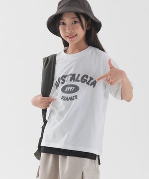 노스텔지아 오버핏 반팔 (화이트)