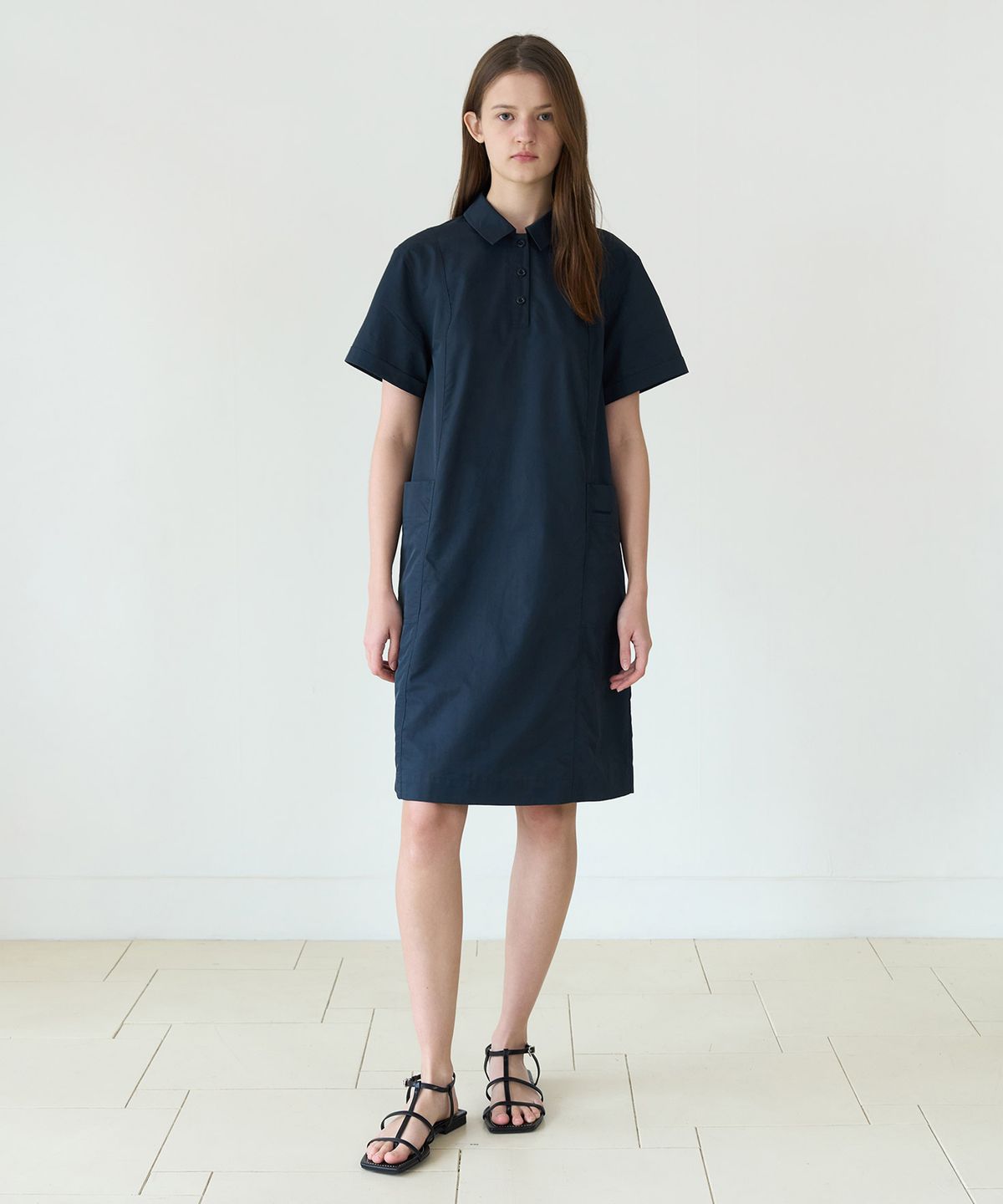 커버낫 우먼(COVERNAT WOMAN) 우먼 데일리 이지 원피스 Navy