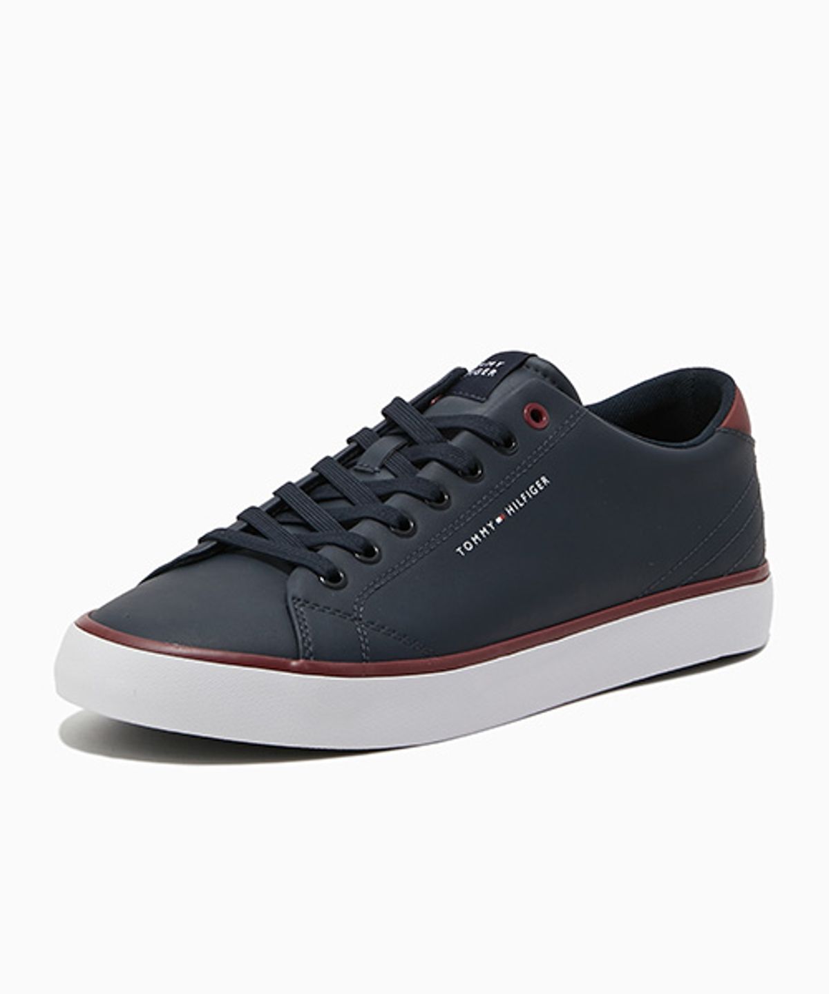 타미힐피거(TOMMY HILFIGER) 할렘 코어 로우 레더 스니커즈-네이비(T52F0ARS700MT1DW5)