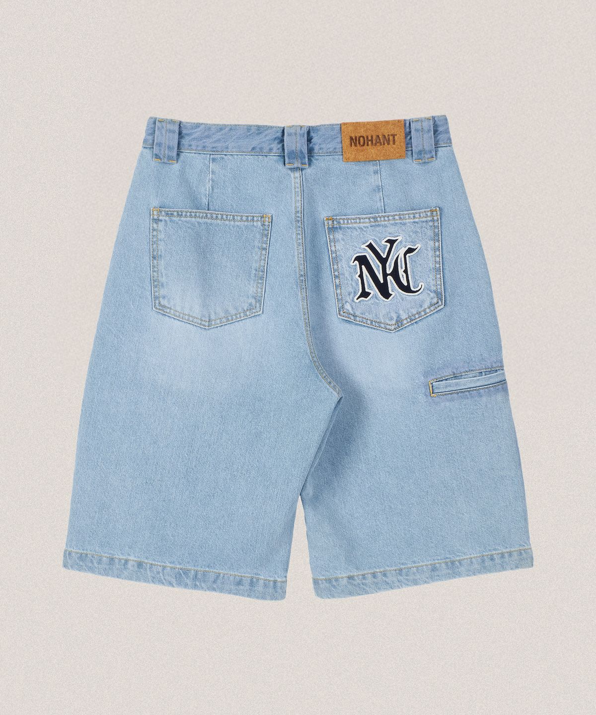 노앙(NOHANT) NYC DENIM SHORTS LIGHT BLUE
