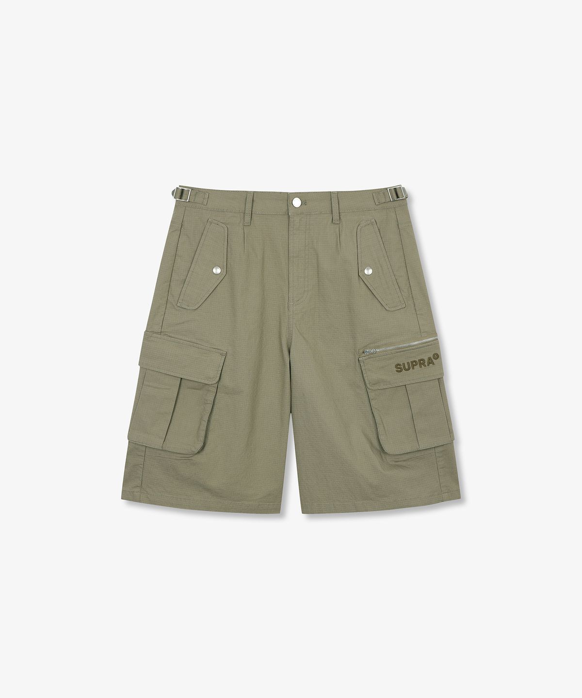 수프라(SUPRA) 카고 투턱 버뮤다 팬츠(BEIGE)