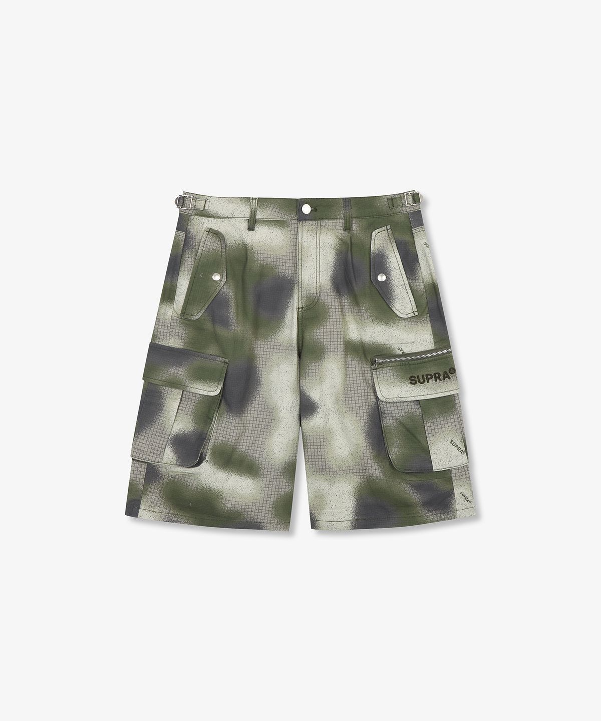 수프라(SUPRA) 카고 투턱 버뮤다 팬츠(KHAKI)