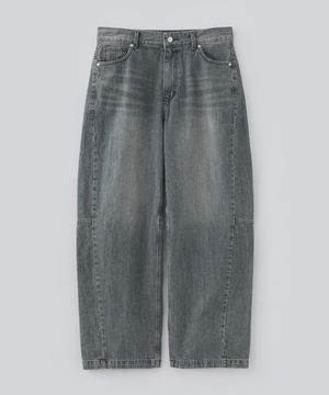 핀치 커브드 데님 팬츠 (스모크 인디고)