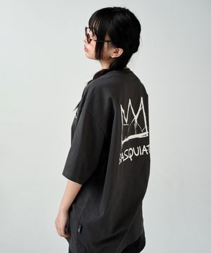 바스키아 CROWN 백 프린팅 반팔티셔츠 BPBTS289U