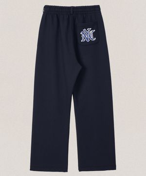 NYC BELTED SWEATPANTS NAVY