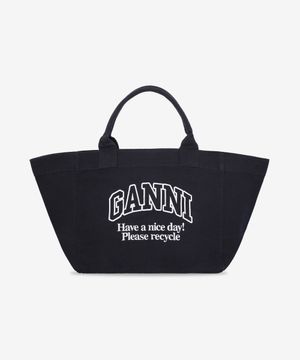 XXL 콘트라스트 로고 쇼퍼백 - 팬텀 / A6680252