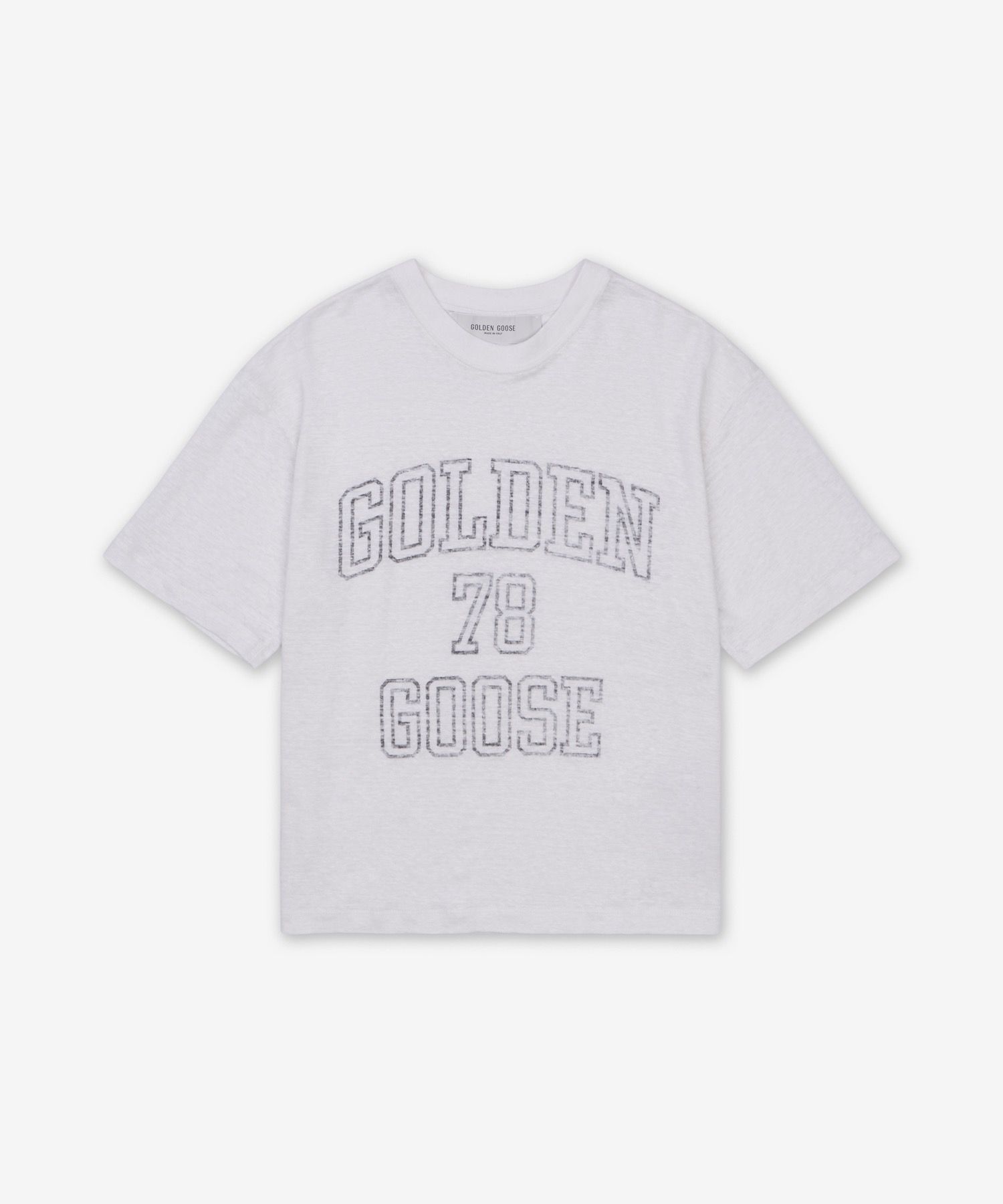 MUSINSA | GOLDEN GOOSE Golden Goose 78 Print Short Sleeve T-Shirt