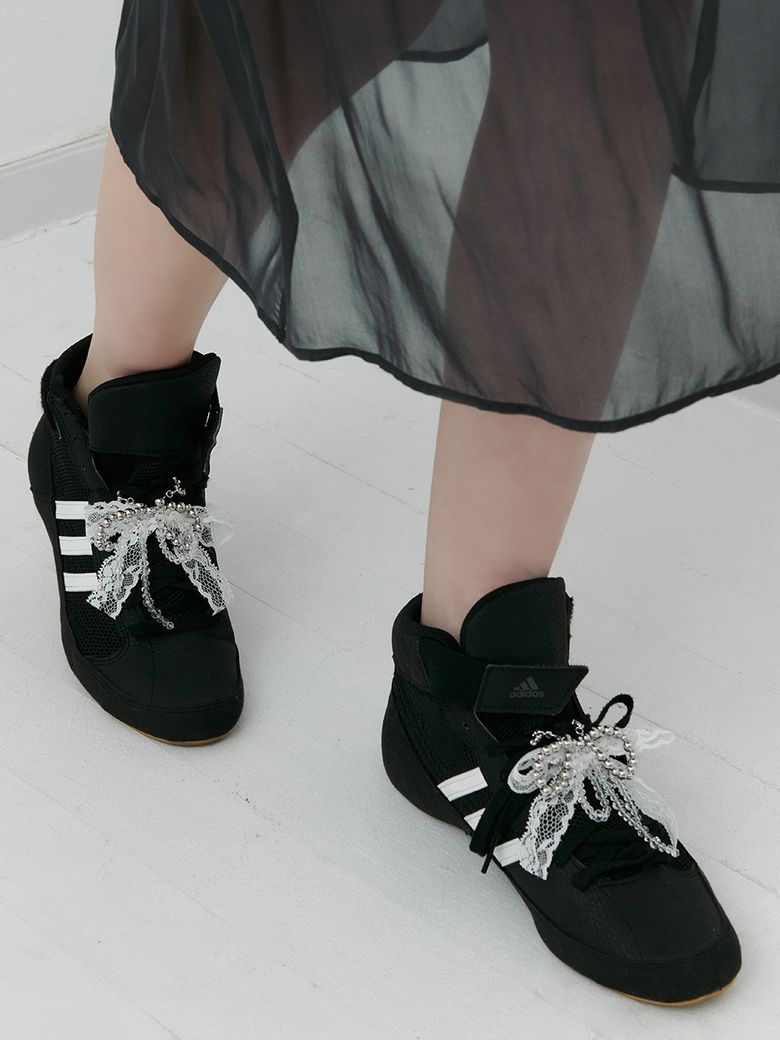 [2SET] Layered Ribbon Shoes Charm_VH2534AC002M