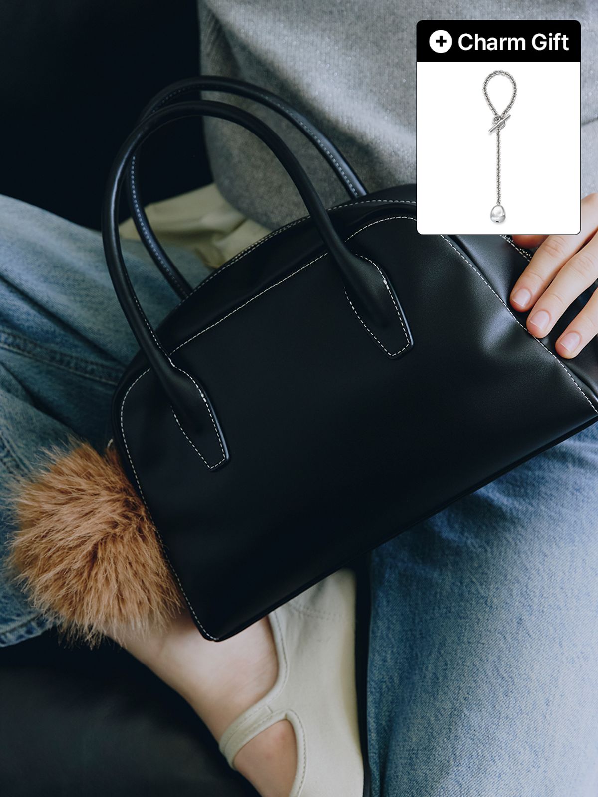 빈티지헐리우드(VINTAGE HOLLYWOOD) Ever Tote Bag_VH2534BG001M