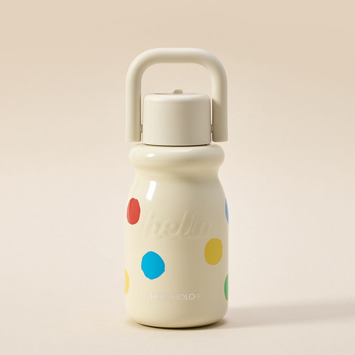 홀로홀로(HOLOHOLO) 밀크 텀블러 보온보냉병  430ml 도트
