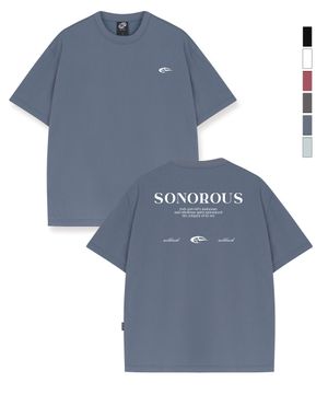 SONOROUS Cool cotton Overfit half T-shirts