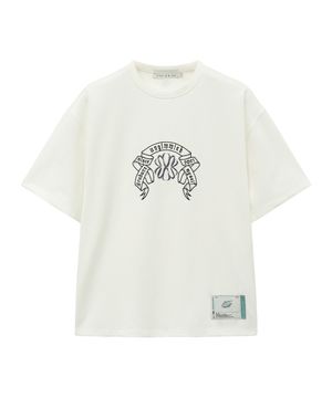 RIBBON SYMBOL T-SHIRT (WHITE)