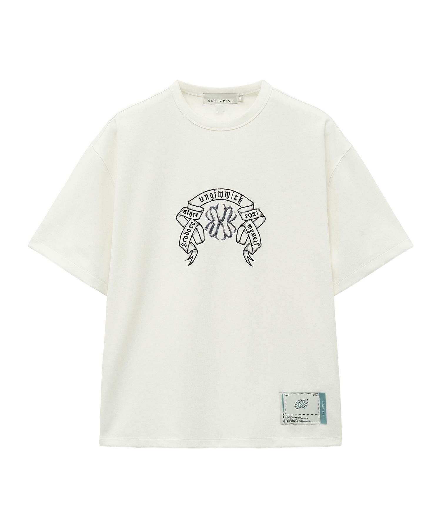 UNGIMMICK ♥ Ribbon Symbol T-Shirt /追跡付 Late 90's Champion 3連ロゴ刺繍 Tシャツmtp01352501502019