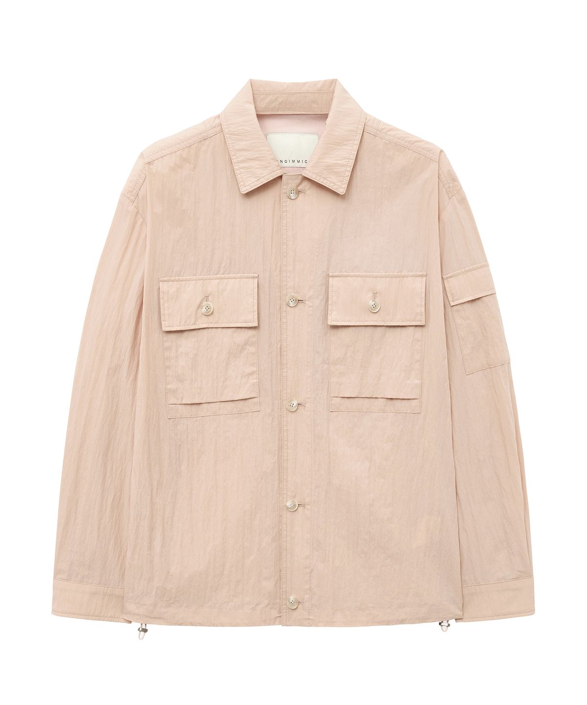 언지미크(UNGIMMICK) WIND TRUCKER SHIRT (LIGHT PINK)