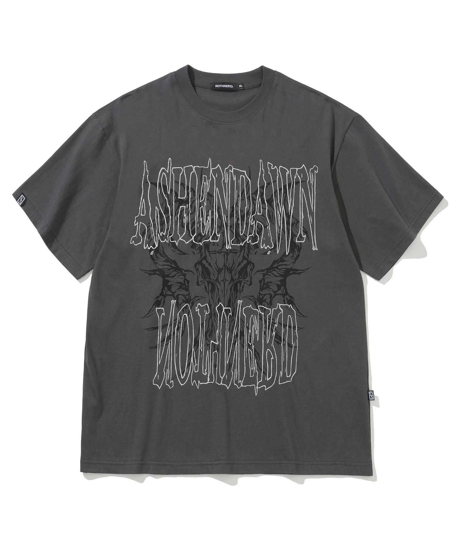 Tシャツ・カットソー NOT4NERD Divine Head TShirts Charcoal J1TS010BCH MUSINSA | NOT4NERD Divine Head T-Shirts - Charcoal