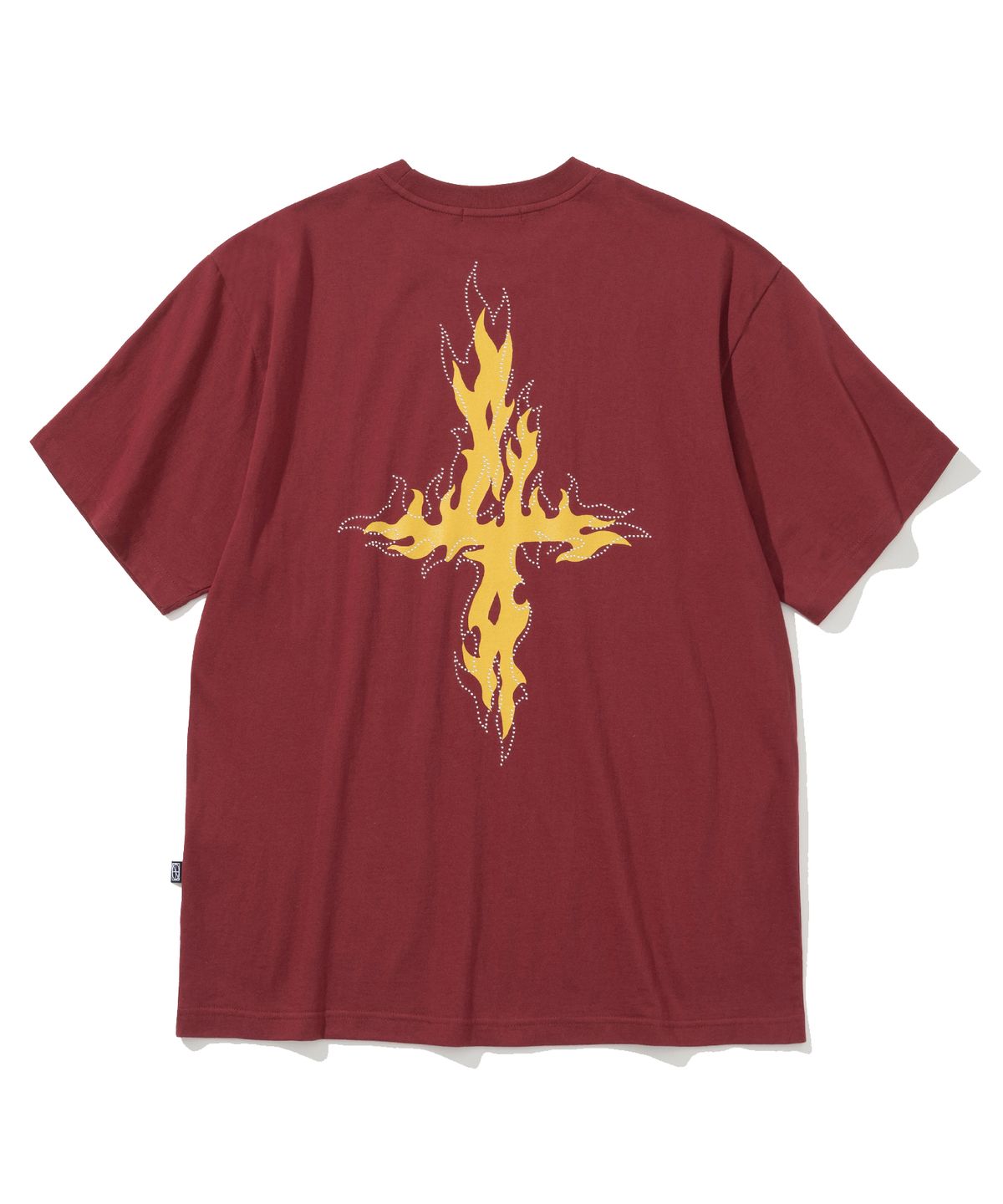낫포너드(NOT4NERD) Flame 4 Symbol T-Shirts - Red