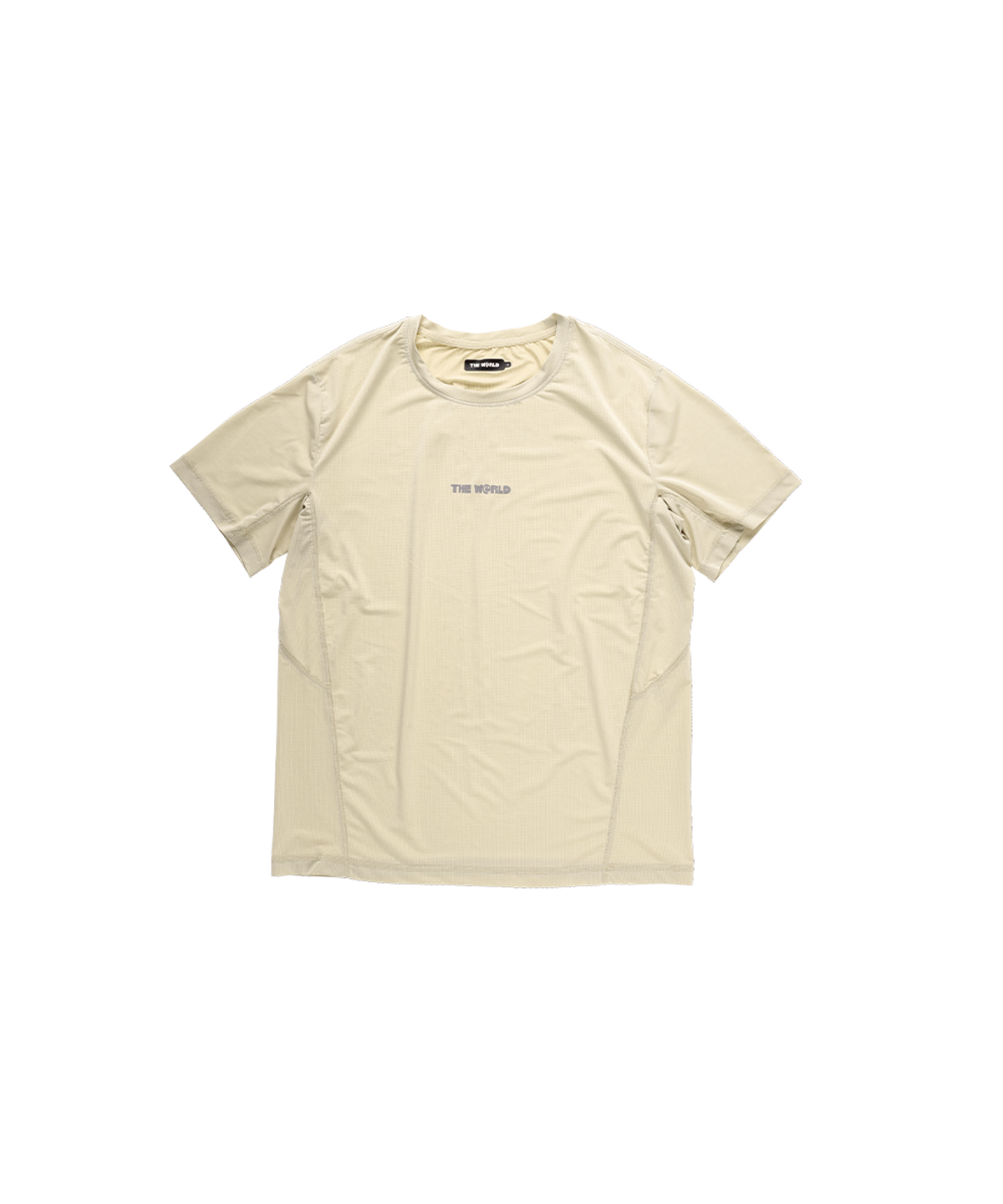 더왈드(THEWARLD) BASIC RUNNING TEE BEIGE